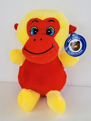#ad Monkey plush 7inch Brand New from Aamp;A Global with tag HTF soft animal toy monkey $12.99