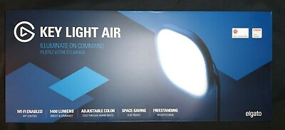 #ad Elgato Key Light Air Professional LED Panel 1400 lumens NEW IN HAND $169.00