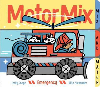 #ad Motor Mix: Emergency by Emily Snape English Board Books Book $14.22