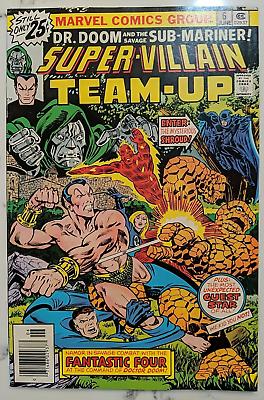 #ad Marvel Comics Super Villain Team Up #6 1977 Bronze Age Combined Shipping $16.99