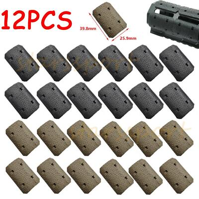 #ad M Lok Rail Cover Low Profile SNAP IN Slot Covers for MLOK System Black Tan $10.59