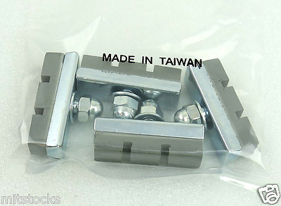 #ad 4 PCS BOLT ON BICYCLE BIKE 10 SPEED BRAKE RUBBER PADS SHOES NEW GRAY $6.13