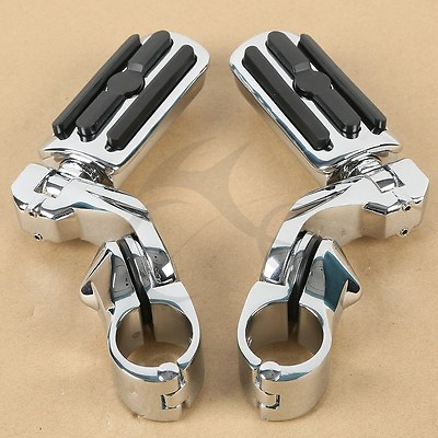 #ad 1 1 4quot; 1.25quot; Motorcycle Highway Crash Bar Foot Pegs Fit For Harley Touring $32.50