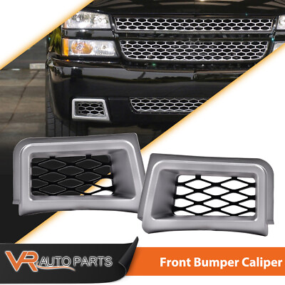 #ad 2 Pack Front Bumper Caliper Air Duct Fit For 2003 2007 Chevy Silverado 1500 $26.04