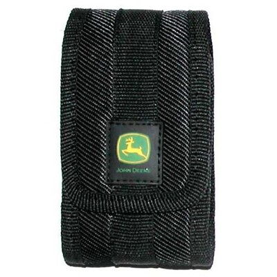 #ad John Deere Black Small Holster Case Pouch for Tools Sport Utility Flip Phone $9.48