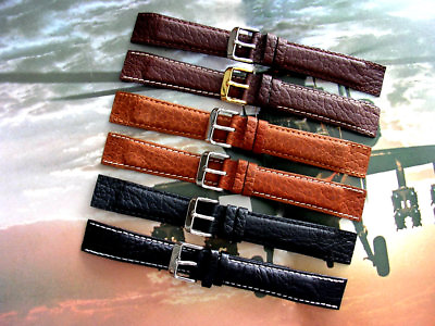 #ad Buffalo calf Open End wire lug Leather watch band strap IW SUISSE 16 18 20 22mm $24.45