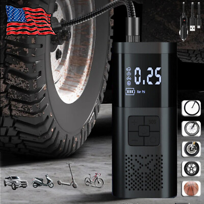 #ad Cordless Electric Scooter Bike Tire Inflator Car Air Compressor Bicycle Pump PSI $16.99