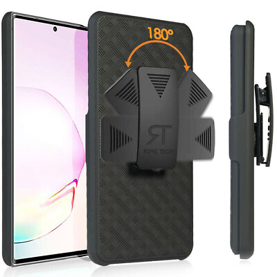 #ad For Galaxy Note20 Ultra 5G Note10 Lite 5G Holster Belt Clip Phone Hybrid Case $5.91