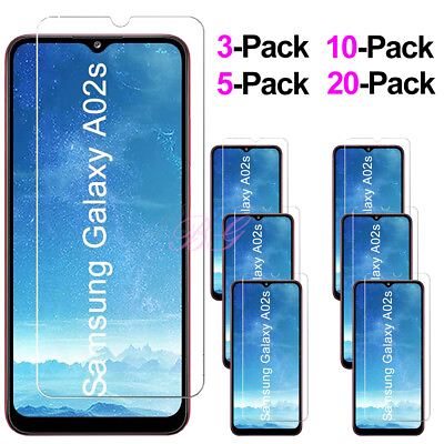 #ad For Samsung Galaxy A02S Premium HD Tempered Glass Screen Protector Wholesale $4.69