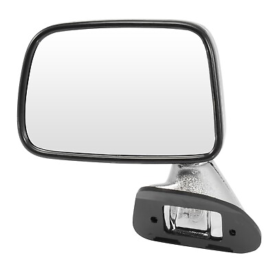 #ad For 1987 1989 Toyota Hilux Side Mirror Manual Fold Chrome Passenger Side $16.39