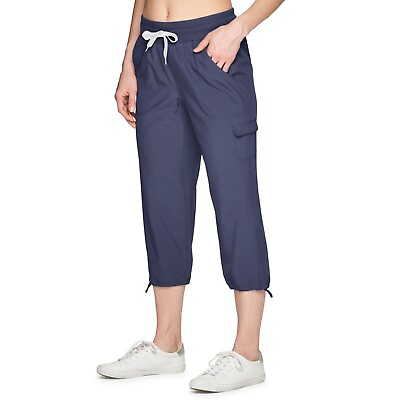 #ad Women#x27;s Hiking Cargo Joggers Pants Lightweight Capris Golf Pants Outdoor Casual $17.66