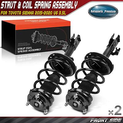 #ad 2x Front Suspension Strut amp; Coil Spring Assembly for Toyota Sienna 2015 2020 FWD $220.99