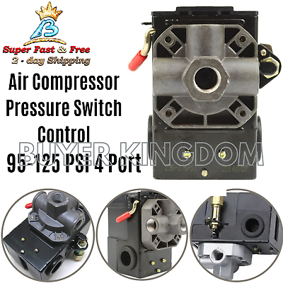 #ad Pressure Switch Universal Replacement 150 PSI Max Pressure For Air Compressor $25.89