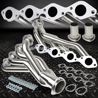 #ad For Big Block 396 402 427 454 502 V8 Stainless Exhaust Manifold Shorty Header $116.89