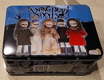 #ad 2002 Living Dead Dolls NEW Metal Lunchbox Series 1 Mezco Purse Carryall Pail $19.99