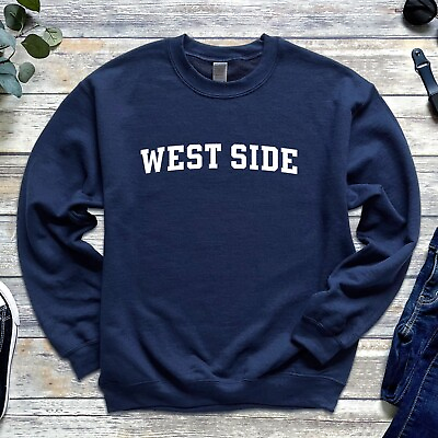 #ad West Side Sweatshirt West Side Classic Crewneck Sweatshirt $40.50