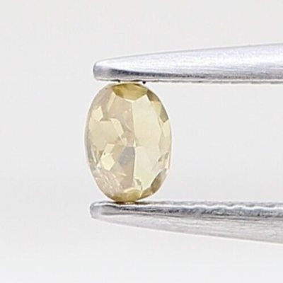 #ad 0.14ct oval shape untreated fancy yellow diamond natural diamond quot;Si1quot;Clarity $25.49