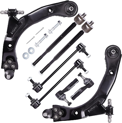 #ad 8Pcs Front Suspension Kit Lower Control Arms W Ball Joint Stabilizer Swa $251.26