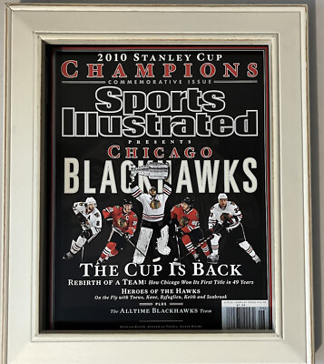 #ad 2010 Chicago Blackhawks Sports Illustrated Magazine Commemorative Issue Encased $45.00