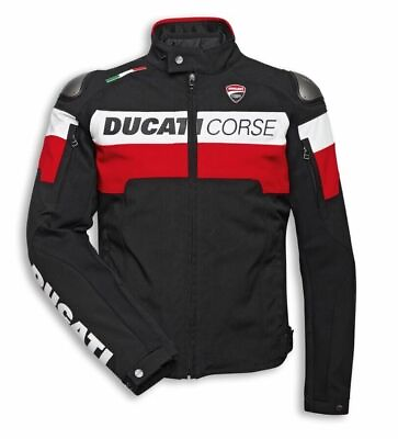 #ad Men Ducati Corse Motorcycle Racing Jacket Textile Waterproof Motorbike Jacket $36.88