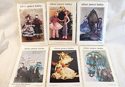 #ad Vintage cloth art doll patterns original never used Six patterns included $39.95