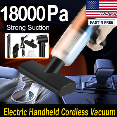 #ad Electric Cordless Handheld 130W Vacuum Cleaner Portable Car Auto Home Wireless $17.95