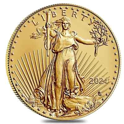 #ad #ad 2024 1 10 oz Gold American Eagle Coin $275.38