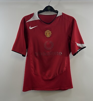 #ad Manchester United Home Football Shirt 2004 06 Adults Medium Nike D398 GBP 19.99