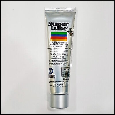#ad SUPER LUBE Synthetic Grease 21030 Multi Purpose Lubricant 85g 3oz Tube PTFE $12.99