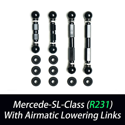 #ad For 2013 2020 Mercedes Benz SL Adjustable Lowering Links Air Suspension Kit R231 $129.99