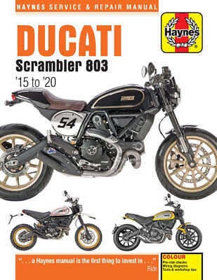 #ad Ducati 803 Scrambler motorcycle Haynes Repair Manual shop service book $51.50