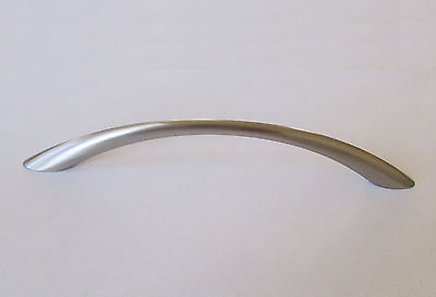 #ad Lot 30 6quot; Kitchen Cabinet Door Drawer Arch Handle Pull Satin Nickel 03SN128 $38.50