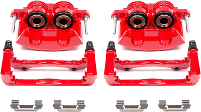 #ad Front S4692 Pair of High Temp Red Powder Coated Calipers $269.99