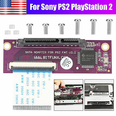 #ad #ad SATA Upgrade Hard Drive Adapter Kit for Sony PS2 PlayStation 2 Original Network $18.98