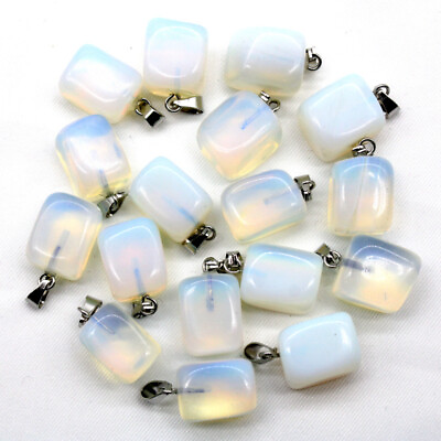 #ad Irregular Opal Stone 50pcs Pendants Beads Suitable for Jewelry Making $18.04