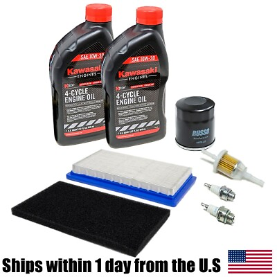 #ad Tune Up Kit with 4 Cycle Engine Oil for Kawasaki FH381V FH430V FH601 770D FJ180V $40.99