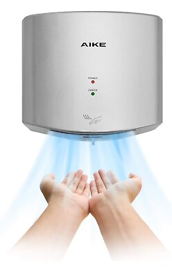 #ad AIKE Air Wiper Compact Hand Dryer 110V 1400W Silver with 2 Pin Plug Model A... $89.99