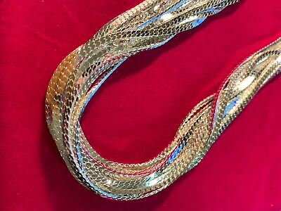 #ad WHOLESALE LOT OF 50 PCS SILVER PLATED 18quot; 2.5MM HERRINGBONE CHAIN NECKLACE $139.96