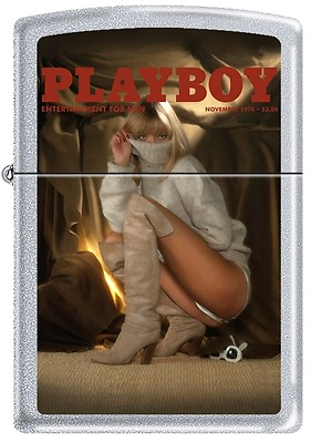 #ad Zippo Playboy November 1978 Cover Satin Chrome Windproof Lighter NEW RARE $20.13