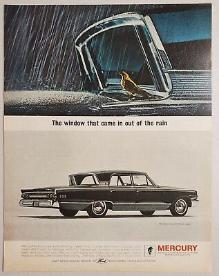 #ad 1963 Print Ad Mercury Monterey Custom 4 Door Sedan with Slant Rear Window $16.79
