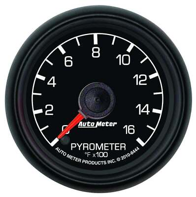#ad Autometer 8444 Ford Factory Match Pyrometer Egt Gauge 2 1 16quot; 1600 F $249.76