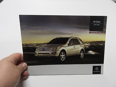 #ad 2006 Mercedes Benz ML350 ML500 Sales Brochure Booklet $7.96