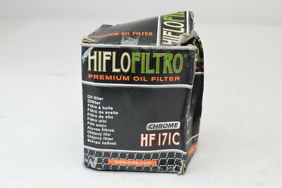 #ad HIFLOFILTRO Chrome Oil Filter HARLEY DAVIDSON V TWIN TOURING SOFTAIL DYNA Models $15.99
