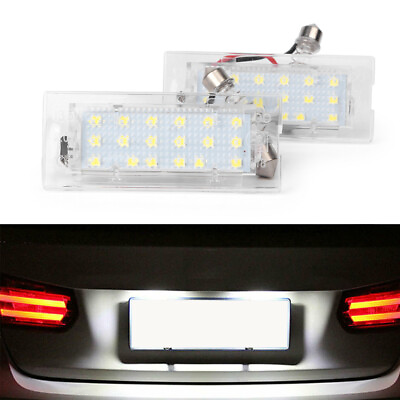#ad Canbus LED License Number Plate Light Lamp For BMW X5 E53 1999 2006 X3 E83 03 09 $13.99