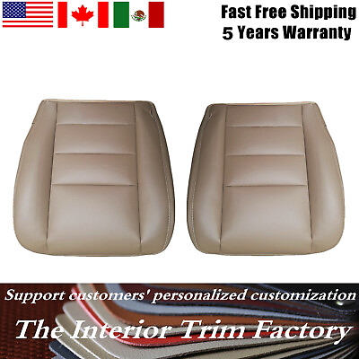#ad For 2002 2007 Ford F250 F350 Super Duty Lariat Driver amp; Passenger Seat Cover TAN $47.49