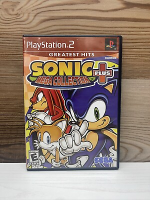 #ad Sonic Mega Collection Plus Sony PlayStation 2 PS2 2004 Greatest Hits Tested $12.99