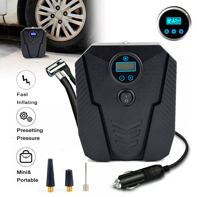 150 PSI Digital Tire Inflator Car Air Pump Compressor Electric Portable Auto 12V $18.90