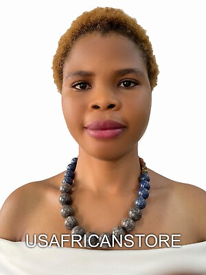 #ad Women#x27;s Necklace Handmade Lightweight Beaded Necklaces Gemstone Jewelry $17.99