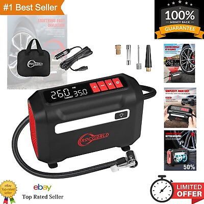 #ad Portable Air Compressor with Dual Digital Screen 3X Faster Inflation for Ca... $37.79