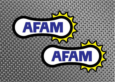 #ad High Quality Pair of AFAM 4quot; Decals Stickers ADESIVI ADESIVO KX RM CR YZ $4.99